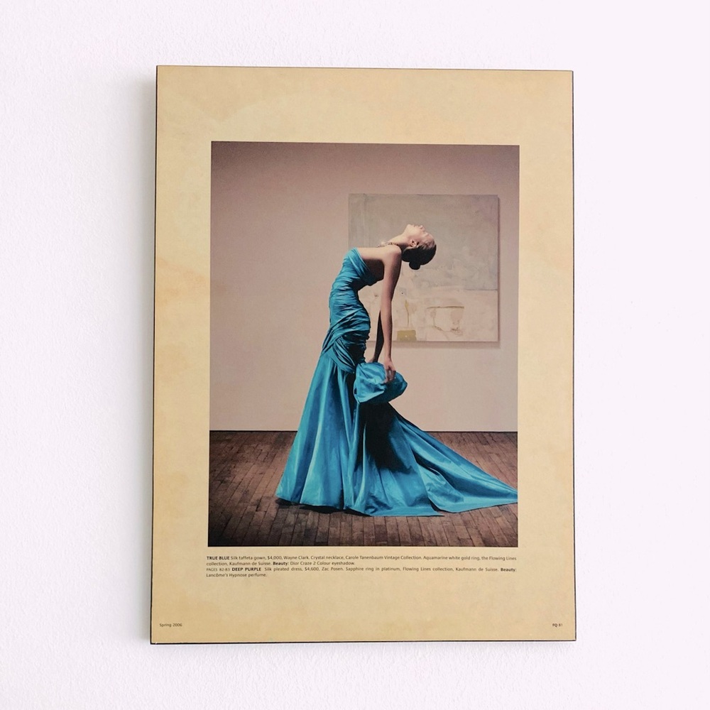 Wall Decor- Zac Posen Gown-